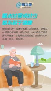 老年人应该如何正确的喝水呢